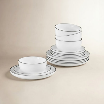 12-Piece Ceramic Dinnerware Set