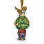 7'' Handmade Glass Animals Holiday Shaped Ornament