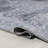 Heidine Chenille Cottage Medallion Machine-Washable Gray/Blue/White Rug-1606056415
