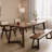 Modern and simple solid wood rectangular dining table-40859553