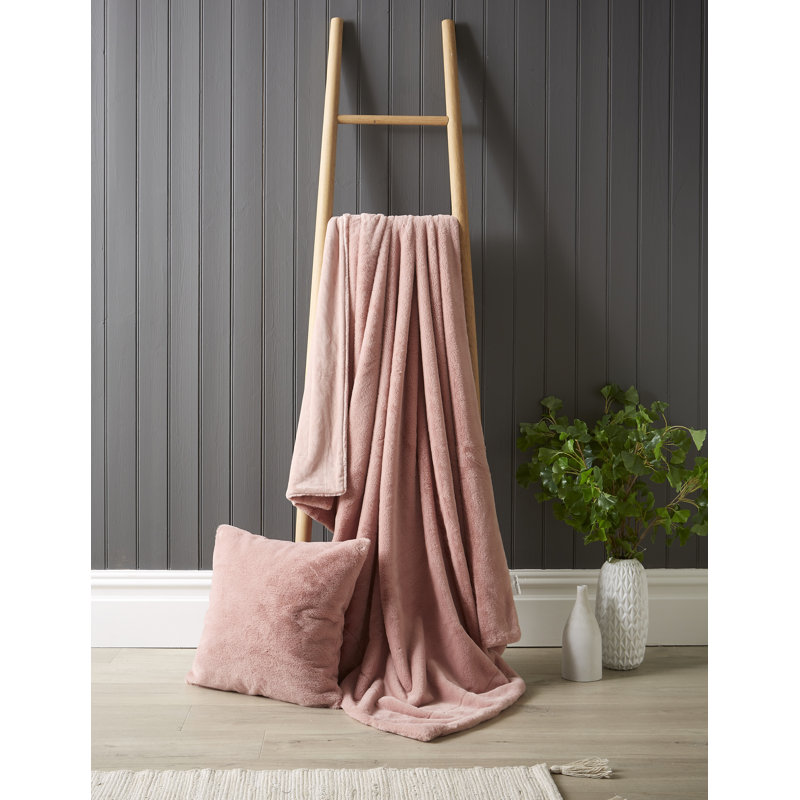 Pyper Square Throw Pillow Cover, 60cm H x 60cm W x 1cmD, Blush