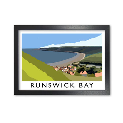 Runswick Bay 1 Piece Single Picture Frame Wall Art
