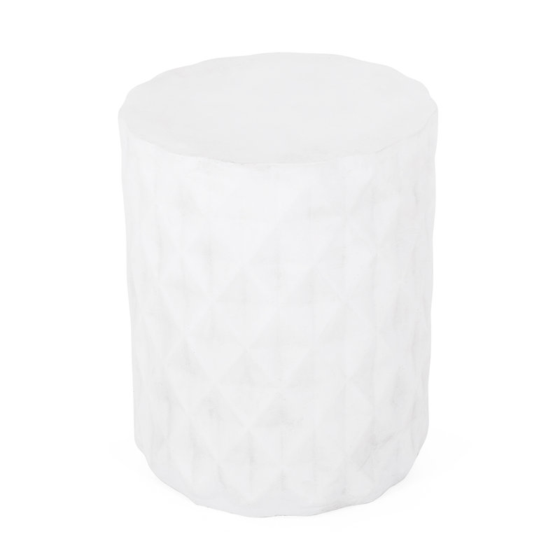 Outdoor Lightweight Concrete Side Table