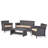 ST LUCIA 4PC SOFA SET