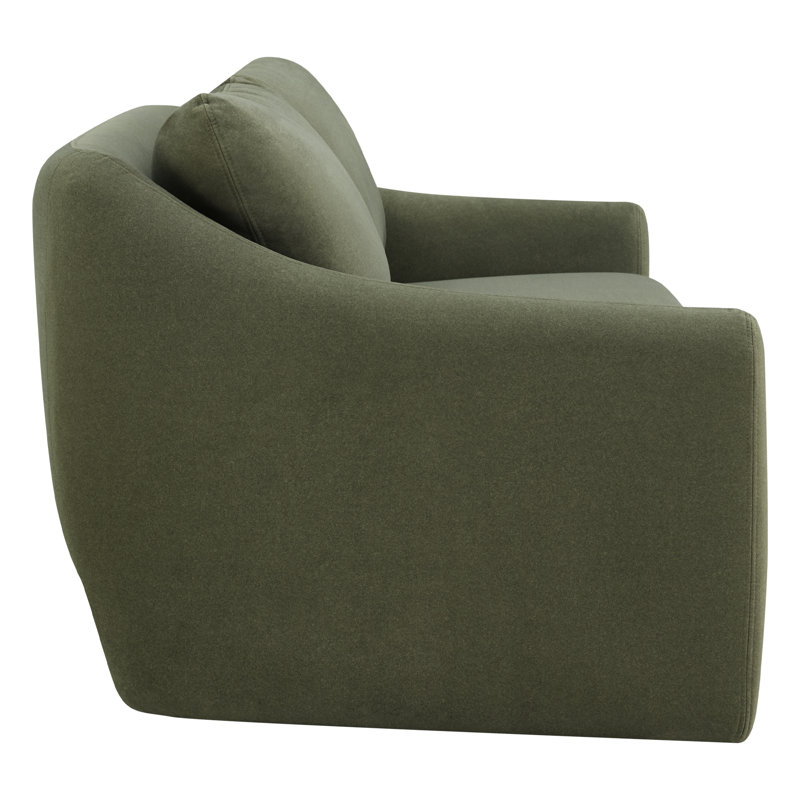 Elodie 87'' Upholstery Sofa, Vesper Forest Velvet