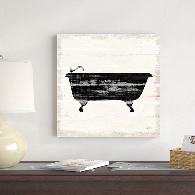 " Shiplap Bath I ", 20" H x 20" W