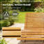 Chaise berçante en bois, chaise berçante d'extérieur