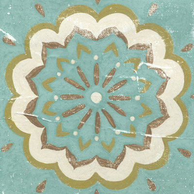 Rustic Tiles I by Chariklia Zarris - Wrapped Canvas Art Prints