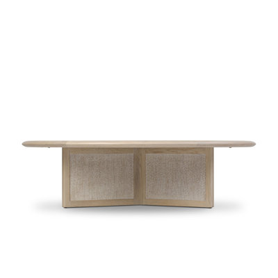 Jake Round Coffee Table-Oak Veneer