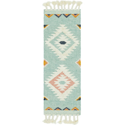 Shriver Performance Wool Geometric Indoor Rug