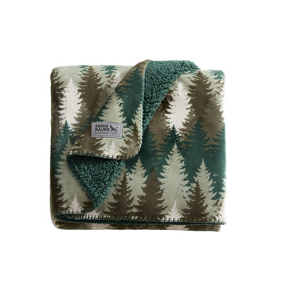 Eddie Bauer Printed Reversible Throw Blanket