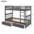 Wren Wood Daybed Frame With Fence, Rustic Style, Solid Pine-499906373-499906375