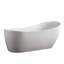Baignoire simple en acrylique moderne 62,99 l 23,62 po