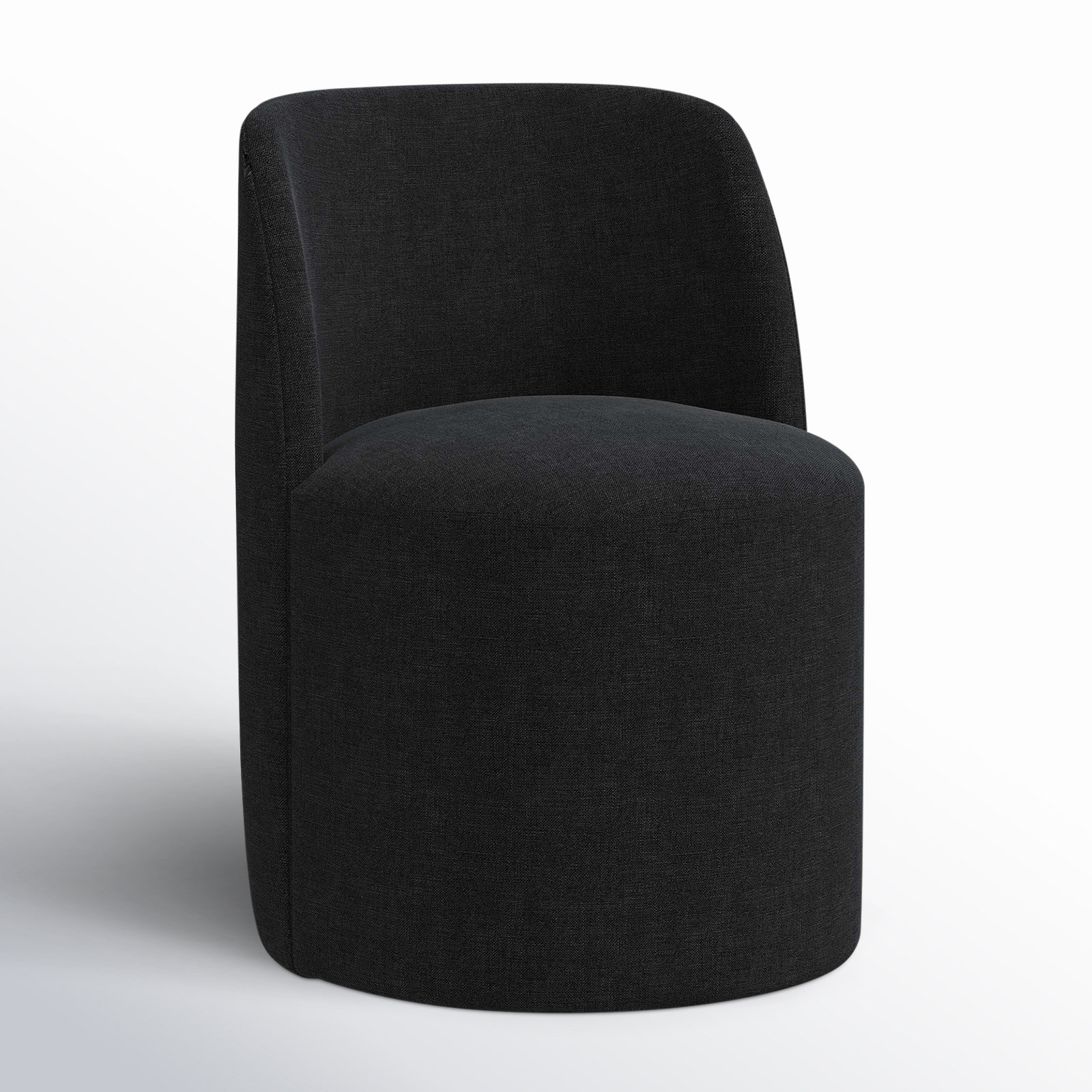 Begonia Side Chair, Classic Linen Black