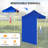 5 Ft. W x 5 Ft. D Steel Pop-Up Canopy Tent With Sunwall-86456015