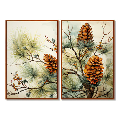 Pine Tree Pine Beauty II - Green, reproduction d'art sur toile