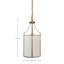 Luminaire suspendu cylindrique à lanterne Ida-33680024