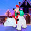 Weather Resistant Polyester Freestanding Christmas Decoration