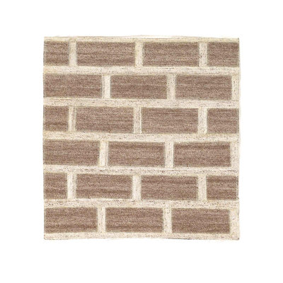 Beige Modern Cowhide Rug Sample 2'x 2'