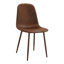 Ensemble de 4 chaises cuillère en métal à dossier en suède parfaites pour les maisons de style scandinave-1073156887-1073156904