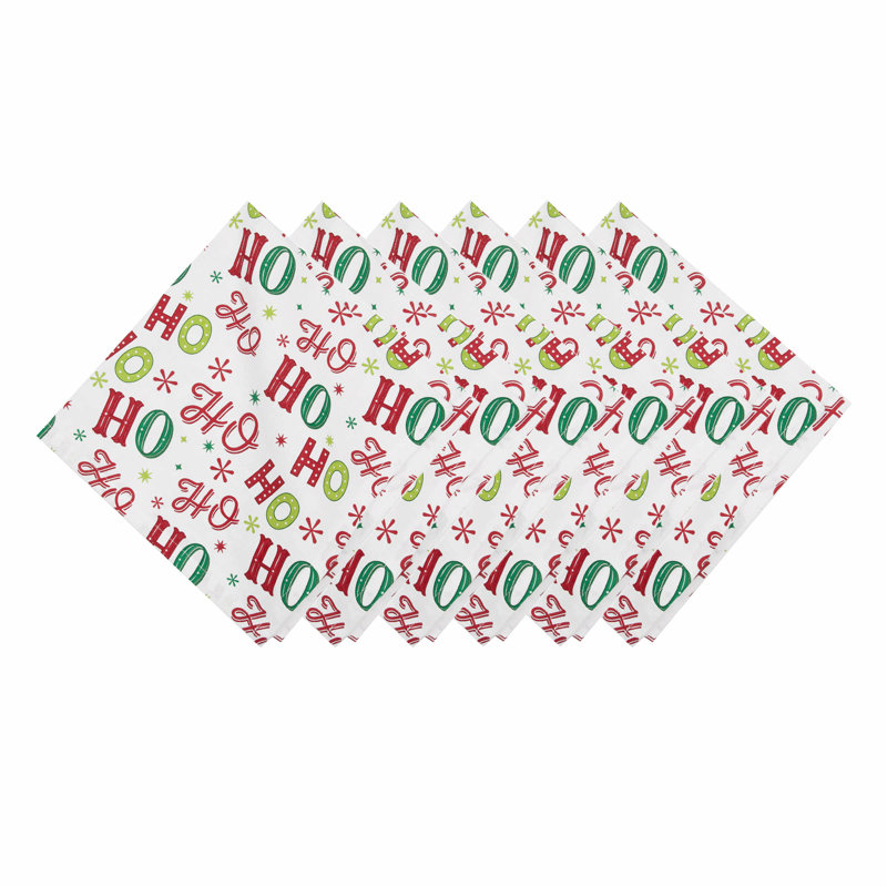 Ho Ho Ho Napkin S/6