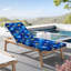  Coussin de patio pour l'extérieur 3 po Coussin de patio bleu foncé étoilé Cosmic Swirls