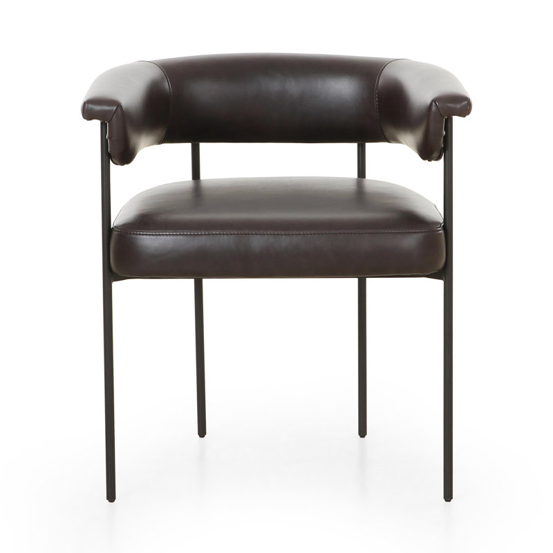 Carrie Dining Chair-Chaps Saddle, Sonoma Black