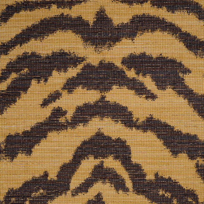 Shivalik Hills Tiger Fabric, Gold