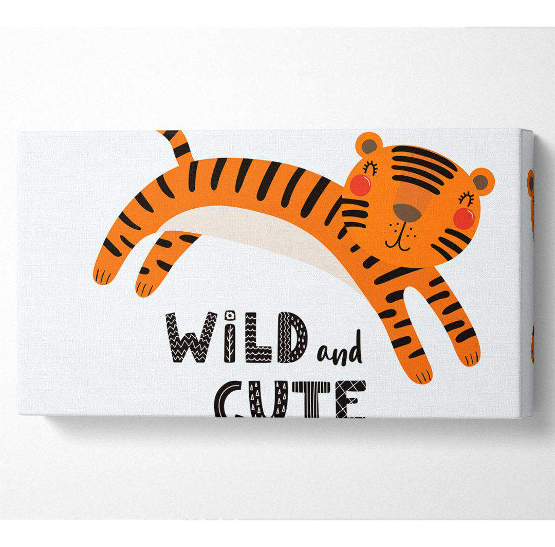 Kisner Wild And Cute Tiger - Leinwanddrucke auf Leinwand