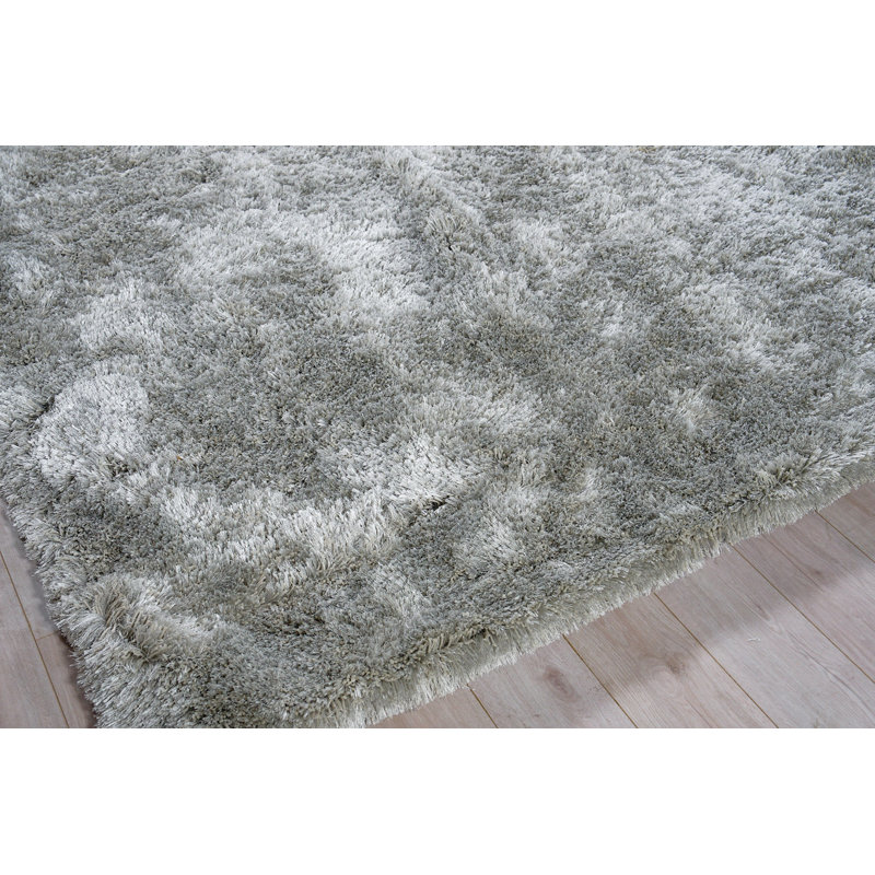 Sumo Shag Area Rug in Gray, Rectangle 6' x 9'