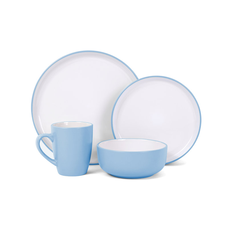 16pc Pastel 2tone, Blue