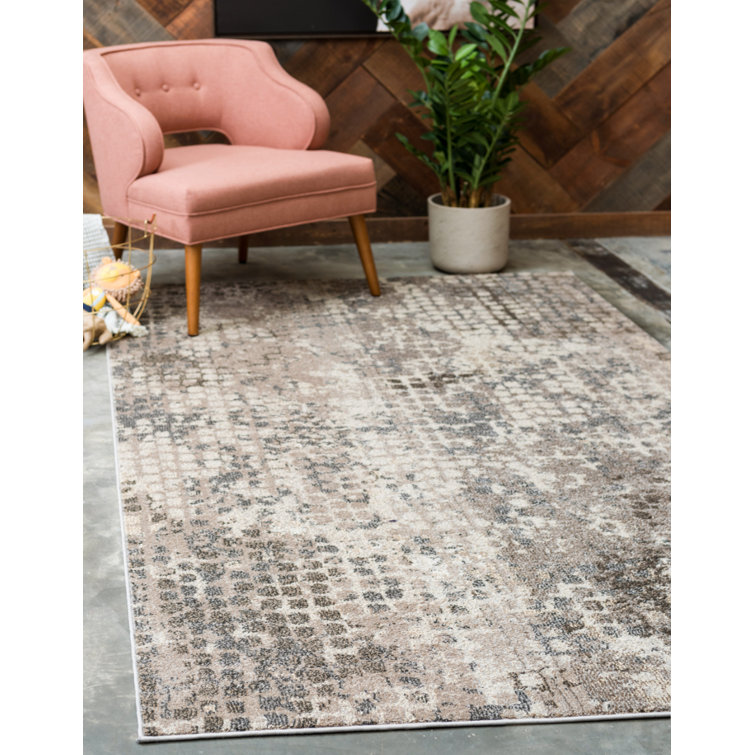 Hashimoto Washable Abstract Indoor Rug