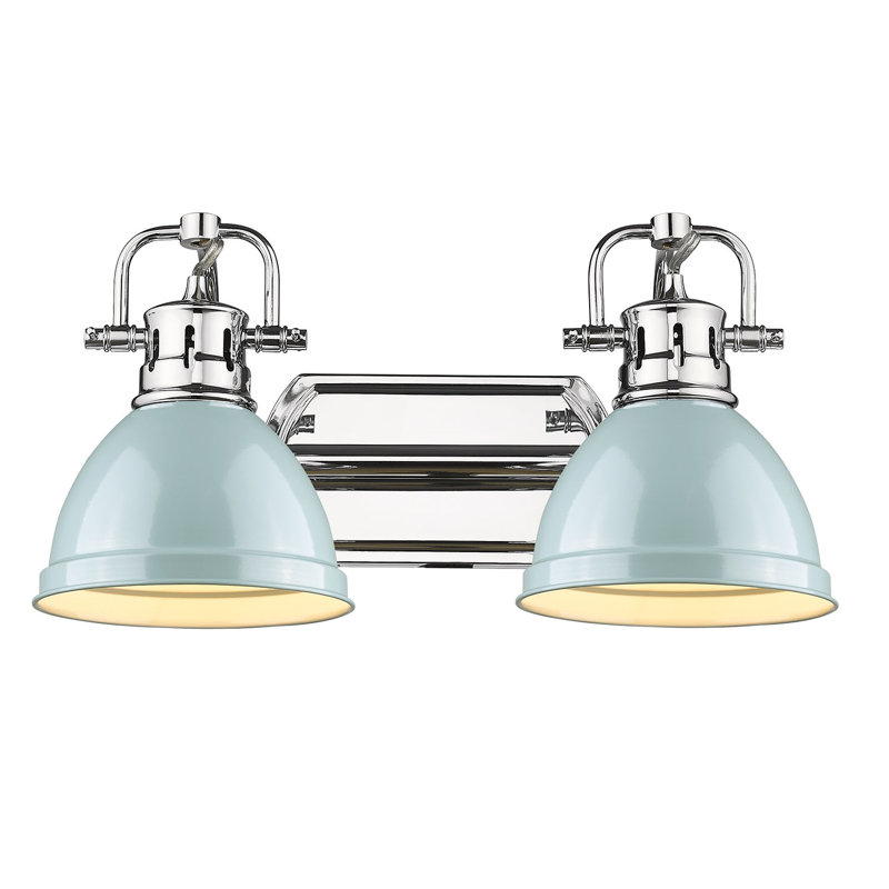 Lyndee 2 - Light Dimmable Vanity Light, Chrome, Seafoam