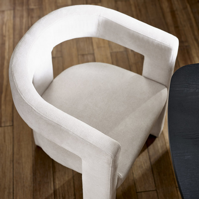 Tanyelle Upholstered Armchair, Cream