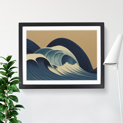 Surreal Ocean Wave Vol.4 Abstract - Single Picture Frame Print
