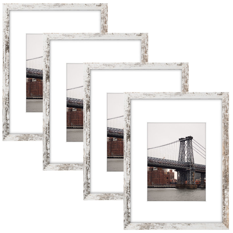 Gallery Matted Frame Set,Wall Mount Display, 12.755" H x 9.763" W x 0.708" D