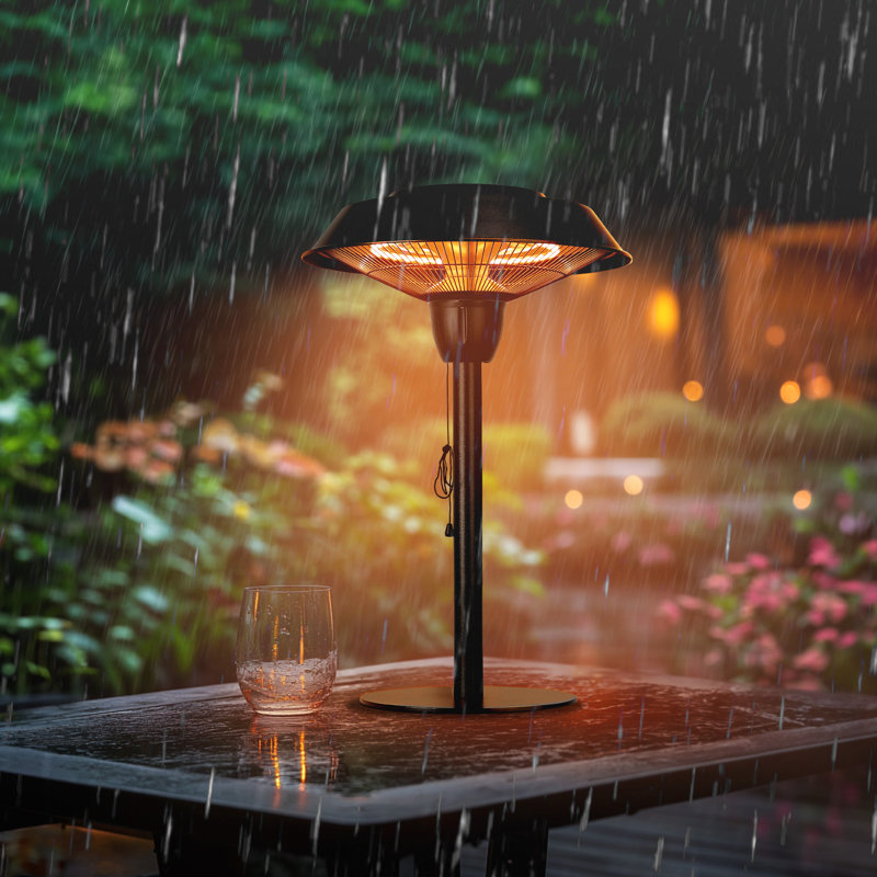 5100 Electric Tabletop Patio Heater, Hammered Bronze