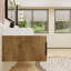 Finition du meuble-lavabo mural simple 60 po Jessica: noir lustré-72495638
