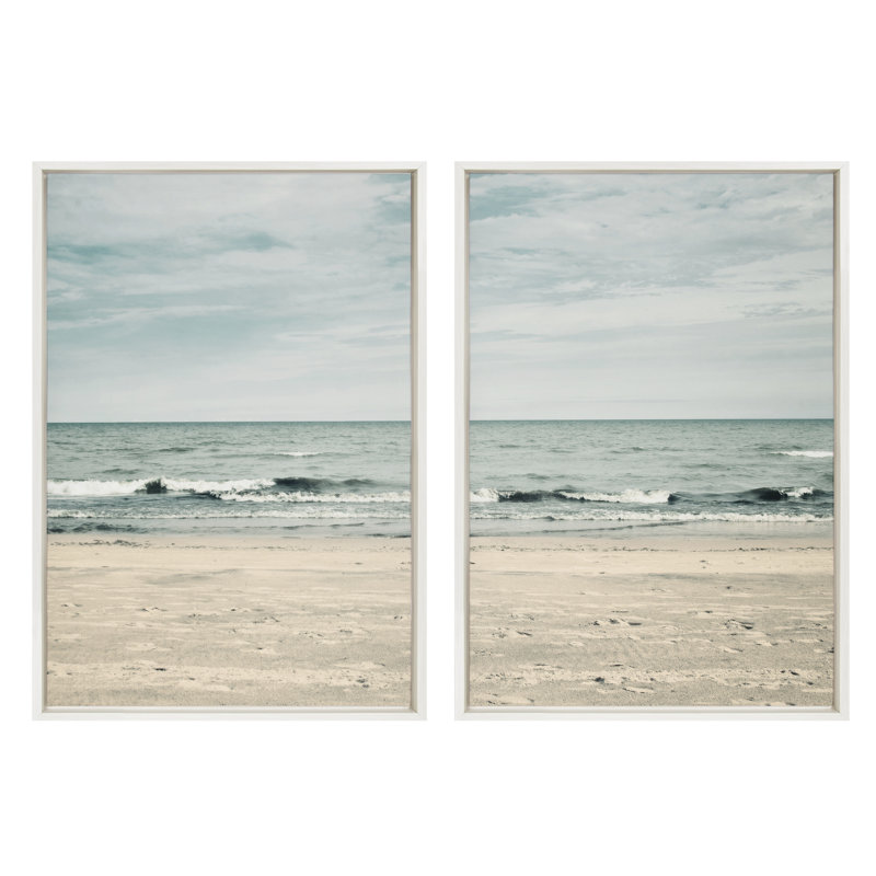 "Plage 2 gauche et droite" par Emiko et Mark Franzen