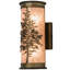 Rustic Lodge 2 - Light Flush Mounted Sconce