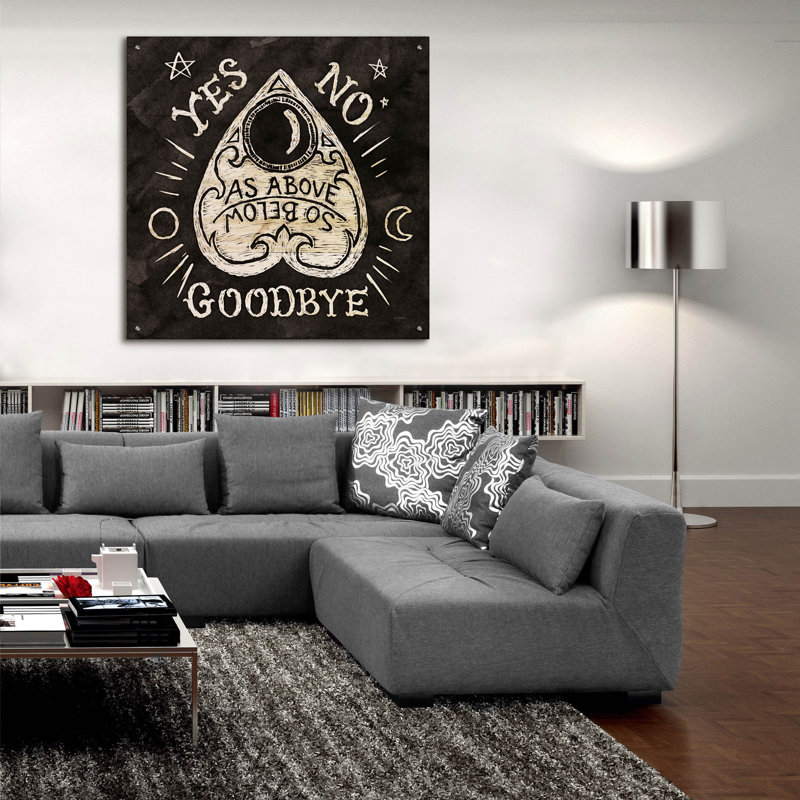 Art mural en verre épique «Mystical Halloween Wood 2» par Mary Urban, H 36 po x l 36 po x P 0,2 po