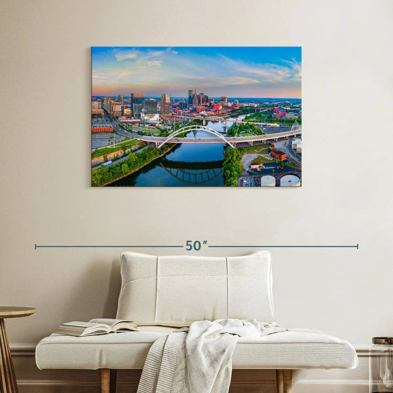 Nicci Nashville Skyline, H 26 po x l 39 po