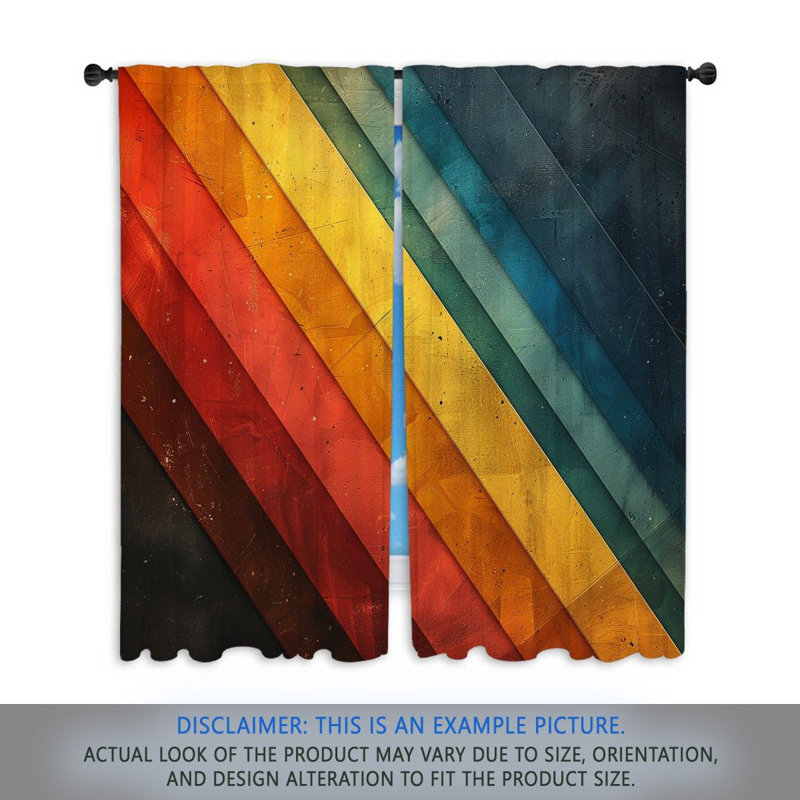 Paire de rideaux obscurcissant en polyester Mccawley, L 40 po x L 82 po