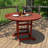 Midwest 4-Person, 48" Round Table, 5-Piece Outdoor Dining Set-1300873508-1300873511