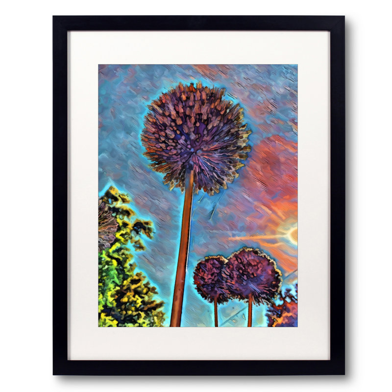 Fleur d'oignon ornementale par Tanna Gx, H 21,25 po x l 17,25 po x P 0,875 po