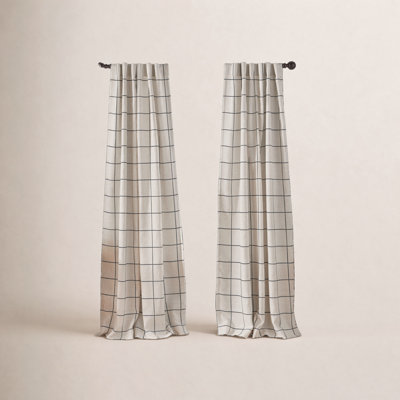 Laurene Blackout Curtain Single Panel