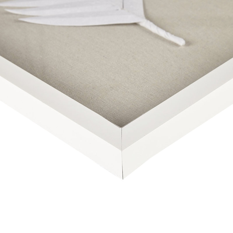 3 feuilles de papier de riz, œuvre d'art murale - décoration intérieure encadrée