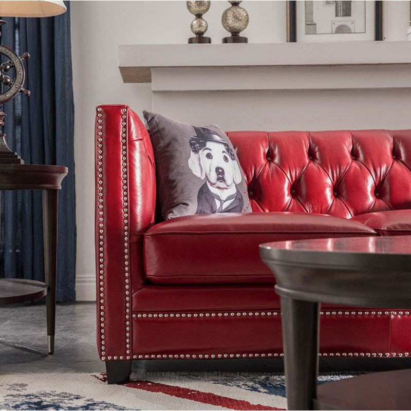 Vintage Red Creative Sofa
