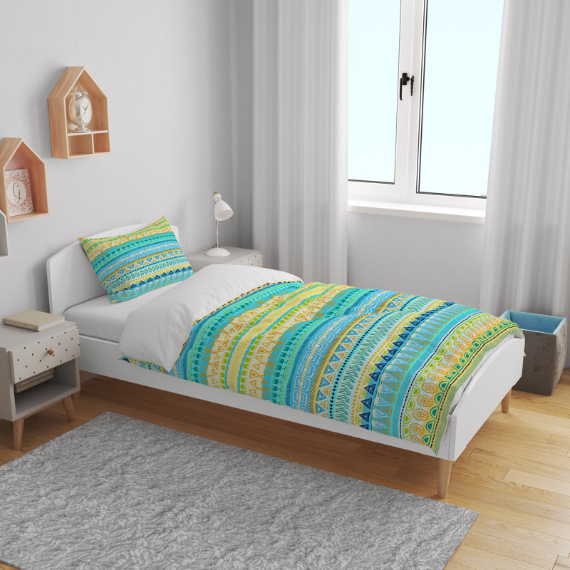 Striped Duvet Cover, King Duvet Cover + 2 King Shams