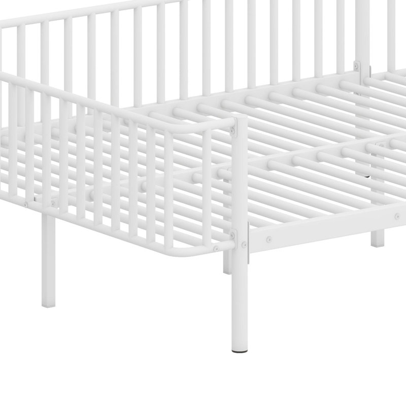 Durable Daybed Frame Featuring Solid Slat Base and Sofa Functionality, White